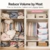 3 PACK No-Pump Vacuum Storage Bags-Free Shipping