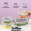 71Npgy77cWL._AC_SL1500_.jpg 24 Piece Glass Food Storage Containers with Lids-Gray