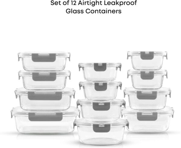 71ZKILektpL._AC_SL1500_.jpg 24 Piece Glass Food Storage Containers with Lids-Gray
