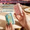 71xw1yTPIiL._AC_SL1500_ 2 PCS Portable Floss Dispenser With 100 Count Dental Flosser With Free Shipping