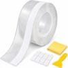 61PiwU-1bbL._AC_SL1254_ 16.4FT Weather Stripping Door Seal, Clear Silicone Door Seal Strip for Door Frame